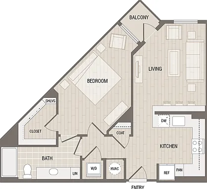 A2: 1bed 1bath A2: 1bed 1bath
