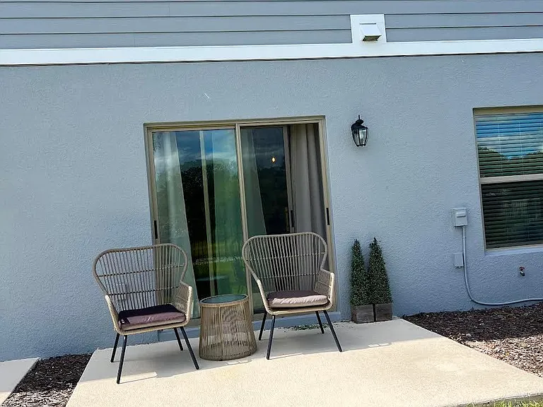 Outside patio area