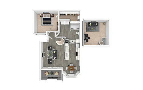 Floor plan Mitchell - Renovated