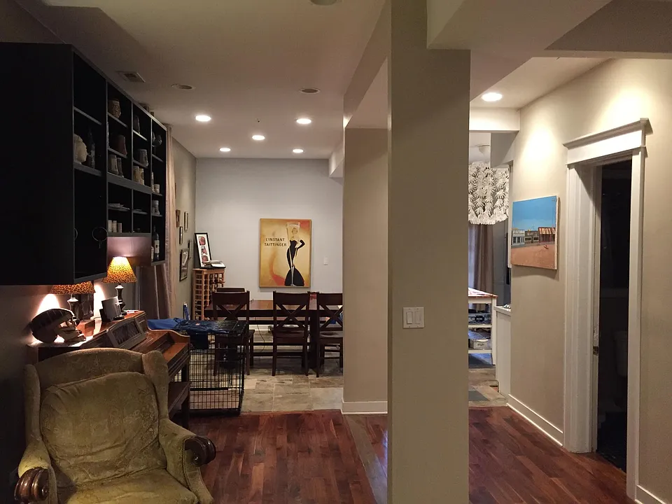 Living room view from the front looking north (3rd FL)