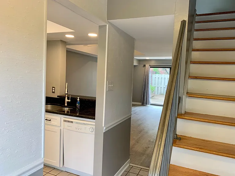Entryway into downstairs living space.