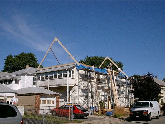 Old roof completly removed