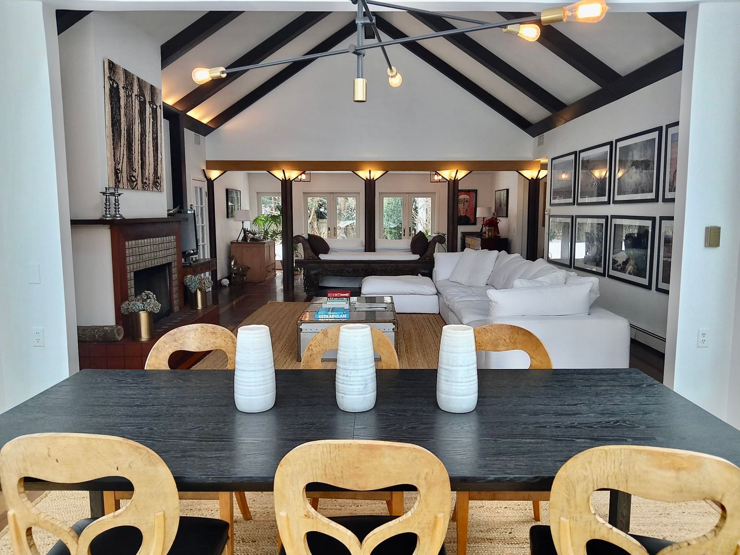  dining area facing back of house (winter photo)