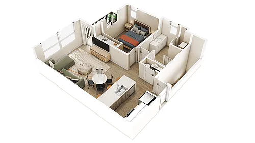 Floor plan Sage + Garage