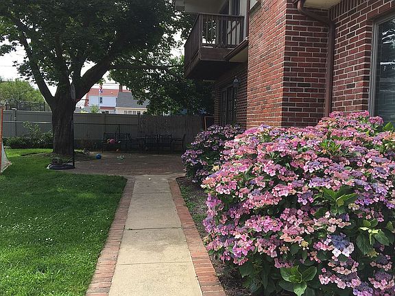 Path to brick patio