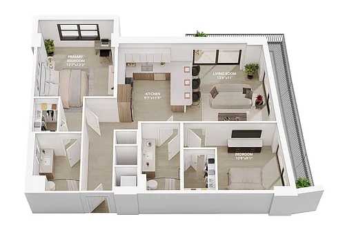 Floor plan B3