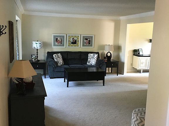 Living room view from front entryway