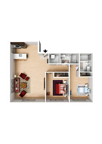 Floor plan D2