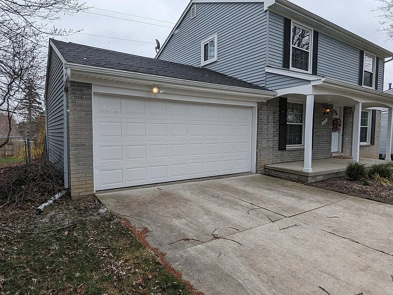 Two car garage