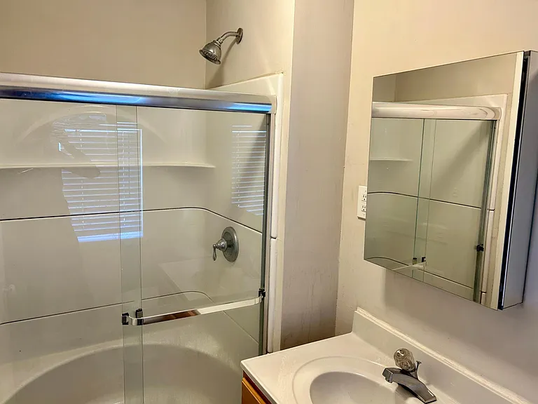 bathroom is on lower