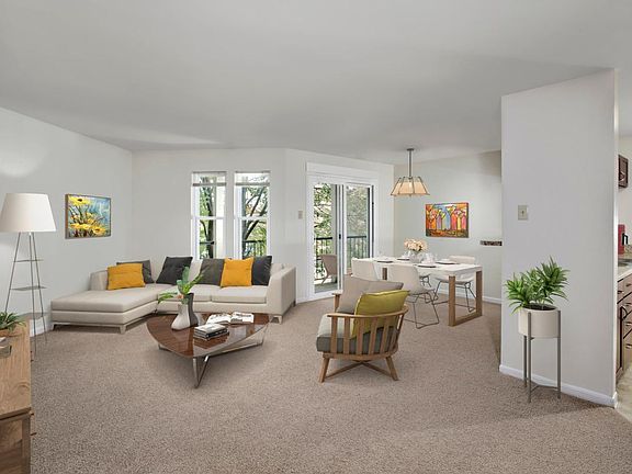 Open Concept Living & Dining Room