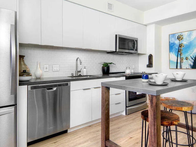 Kitchen with Caesarstone Countertops