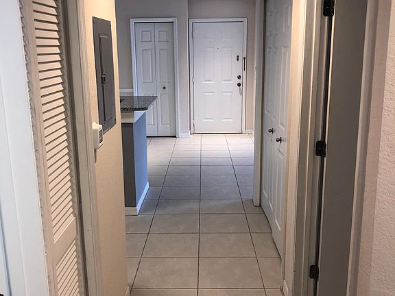 Long hallway to bedrooms and living space.