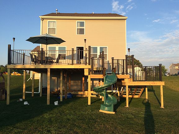 550sqft 4 level deck