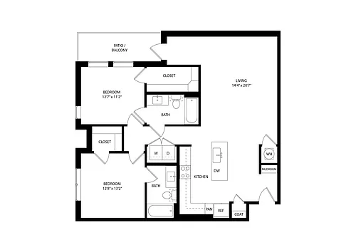 Floor plan B21
