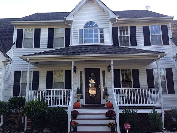 Close up front of home