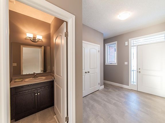 foyer and powder room