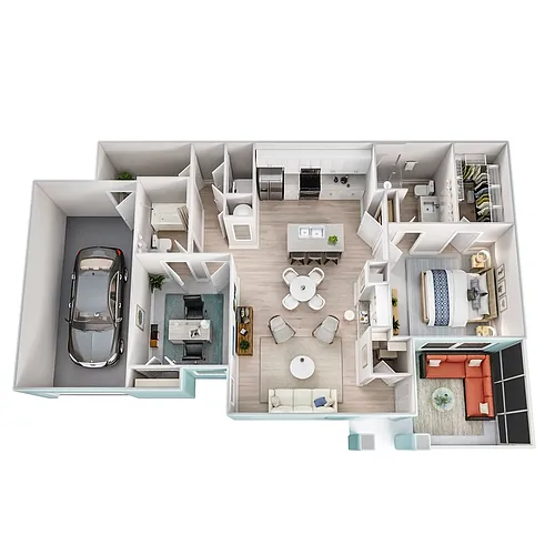 Floor plan B2 Villa