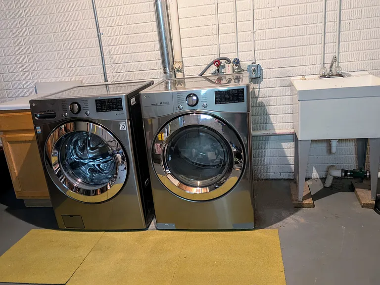 LG wifi-enabled front-load washer and dryer