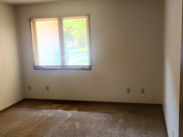master bedroom with two large closets
