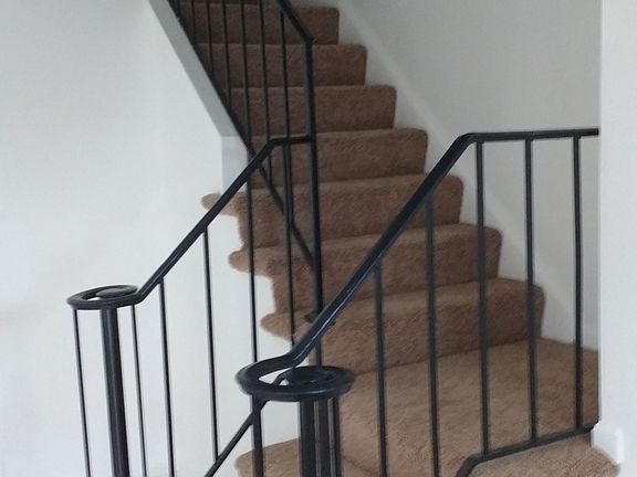 newly carpeted staircase