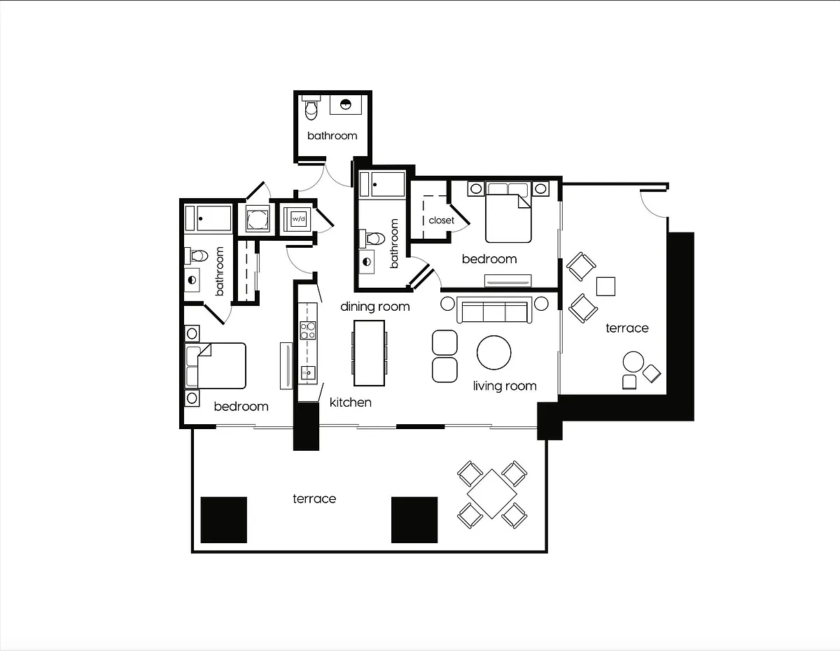 Floor plan B3