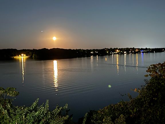 Full Moon View from the front porch never gets old