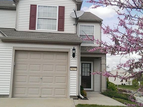 front view, corner unit - extra long driveway