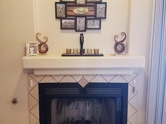 Gas Fireplace in Living Room