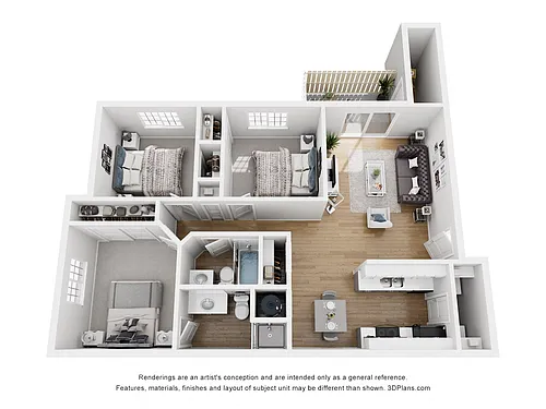 Floor plan The Orchid Newly Renovated