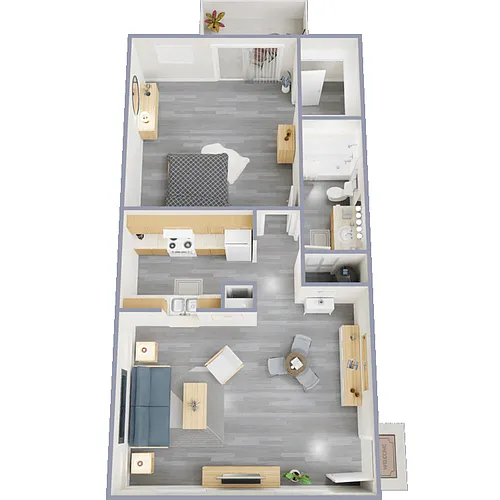 Floor plan 1X1