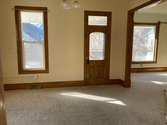 Dining room opening into living room
