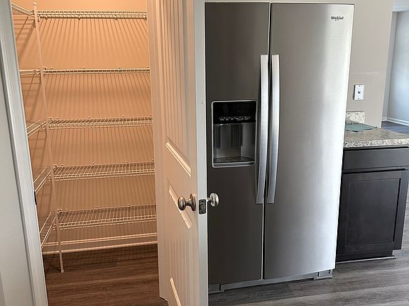Pantry and refrigerator