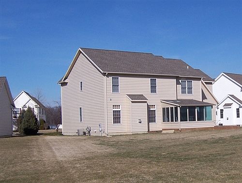 West side of home