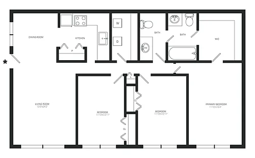 Floor plan The Caspian