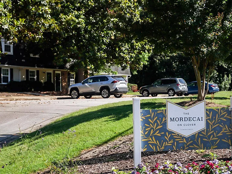 We'd love to welcome you home to The Mordecai on Clover Townhome Apartments!