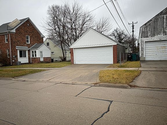 Backyard and 2 car garage