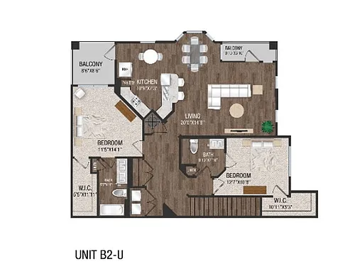 Floor plan Los Angeles