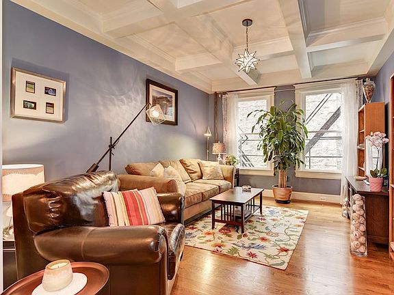 Large and inviting living room with large windows