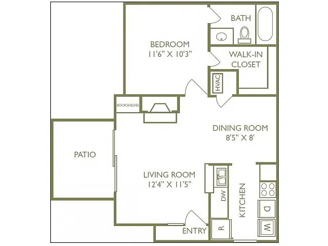 Floor plan The Abby