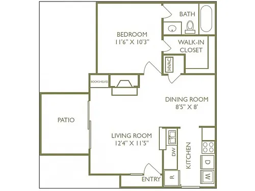 Floor plan The Abby