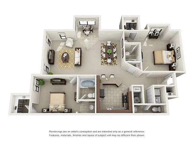 Floor plan B3