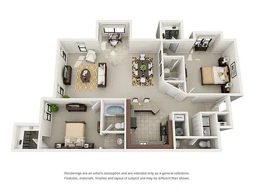 Floor plan B3