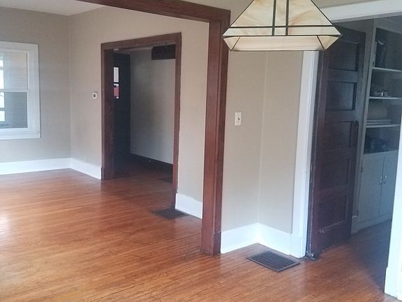 Dining room open to living room