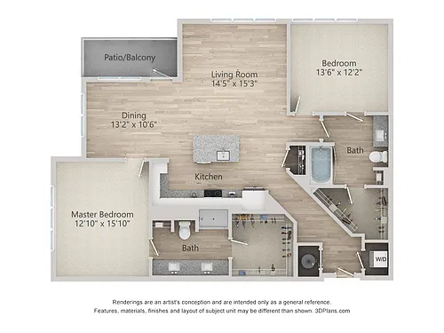 Floor plan B15