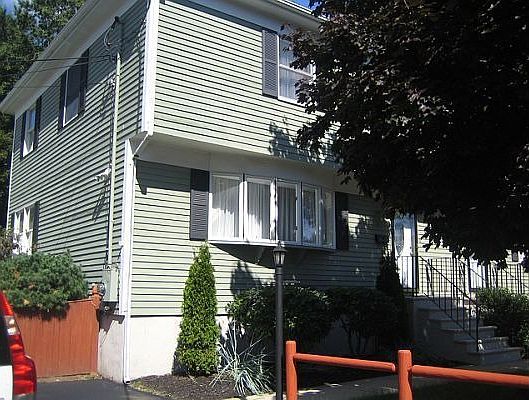 Front of home from private 2-car driveway