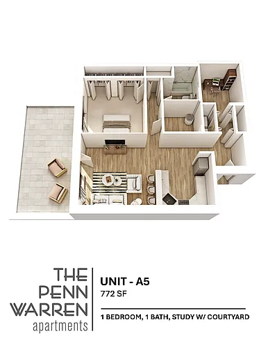 Floor plan 1 Bedroom