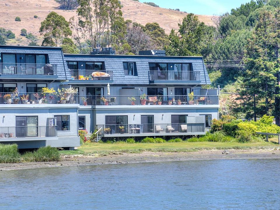 Looking at building from dock