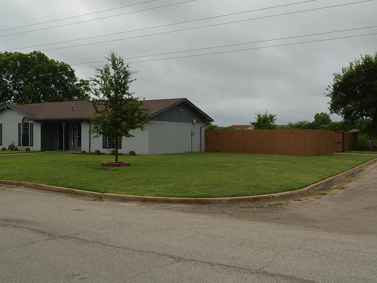 The front of the home.