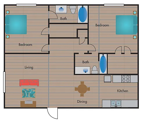 Floor plan B2